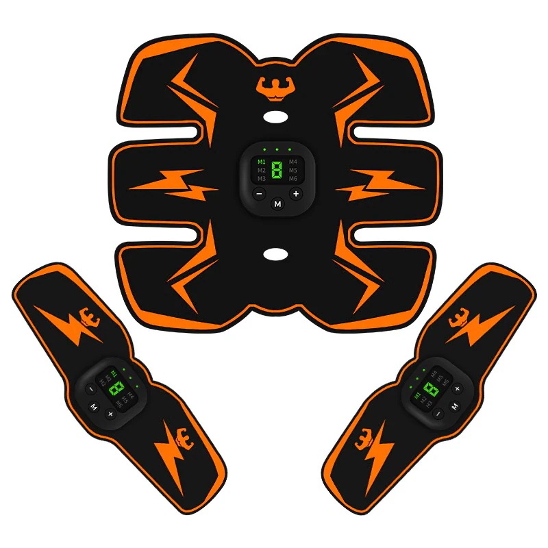 最安値 6モードEMS 腹筋ベルト 腹筋パッド 腹筋マシン腹筋全身鍛え操作簡単USB充電