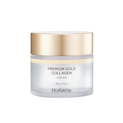 エリシャコイ プレミアムゴールドコラーゲンクリーム Elishacoy Premium Gold Collagen Cream 50ml [並行輸入品]