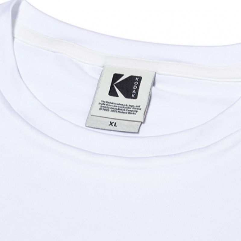 コダックアパレルサマーラッシュガード半袖Tシャツホワイト コダックアパレルサマーラッシュガード半袖Tシャツホワイト