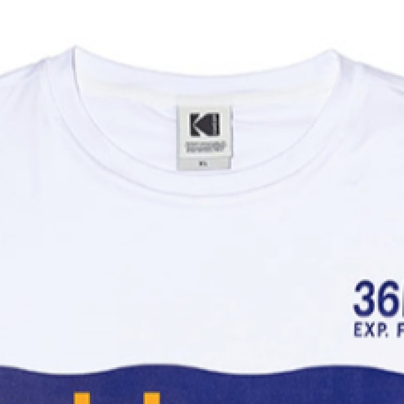 コダックアパレルサマーラッシュガード半袖Tシャツホワイト コダックアパレルサマーラッシュガード半袖Tシャツホワイト