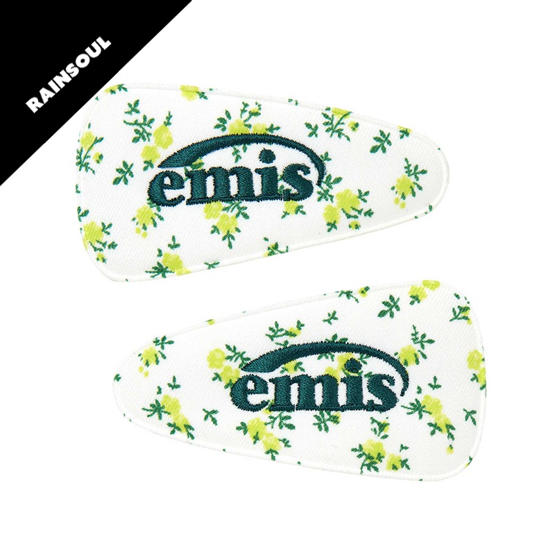 [韓国で人気のある]イミスフラワーワイドヘアピン2個セット