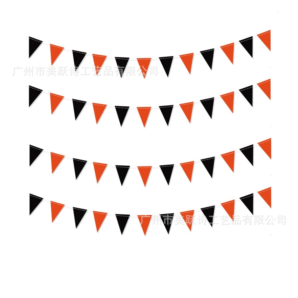 ハロウィンデコレーションプルアップフラッグペンダントコウモリスパイダーカボチャストリングプルアッププルアップフラッグペナントバナー