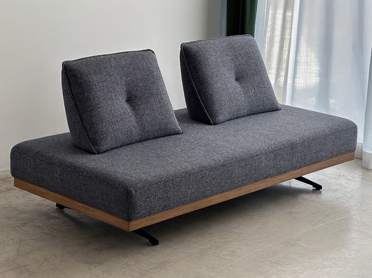 ソファベッド 幅170cm 2人掛け 2.5人掛け ブラ―マ クッション付き ソファ 背もたれ ファブリック 高級感 スタイリッシュ モダン 天然木 異素材 スチール ソファベッド 幅170cm 2人掛け 2.5人掛け ブラ―マ クッション付き ソファ 背もたれ ファブリック 高級感 スタイリッシュ モダン 天然木 異素材 スチール