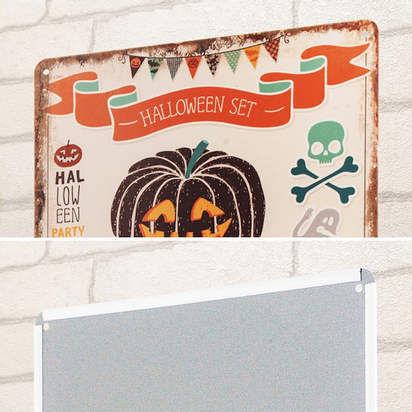 Qoo10] ハロウィン インテリア 飾り ブリキ看板