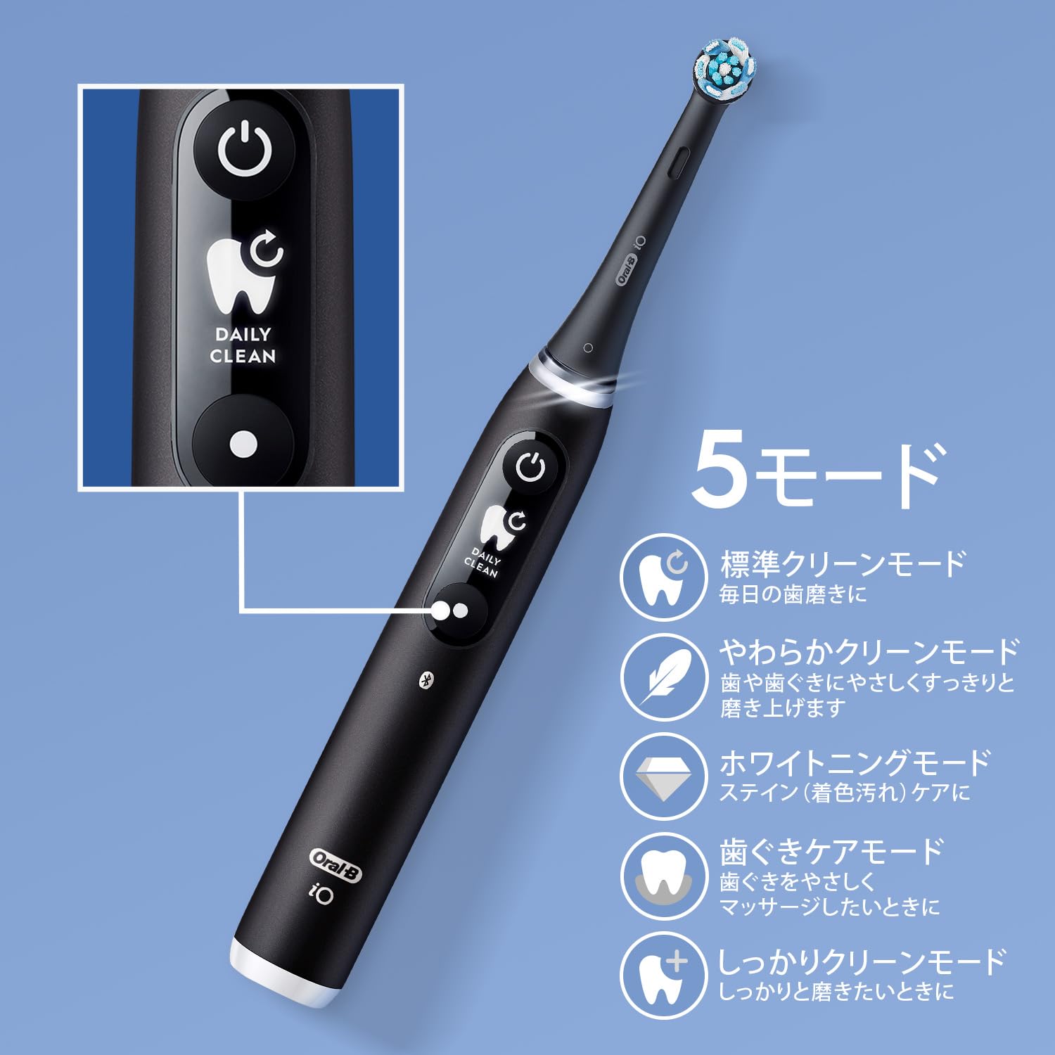 Oral-B iO6S ブラックラバ (トラベルケースセット) Oral-B iO6S ブラックラバ (トラベルケースセット) セット買い【 限定