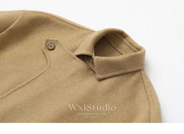 モダンなウールダブルフェイスジャケット