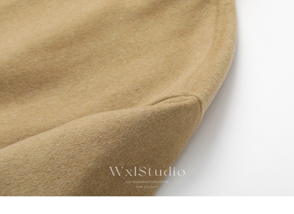 モダンなウールダブルフェイスジャケット