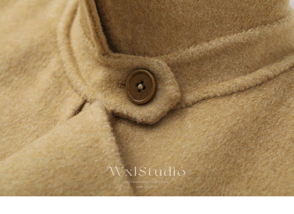 モダンなウールダブルフェイスジャケット