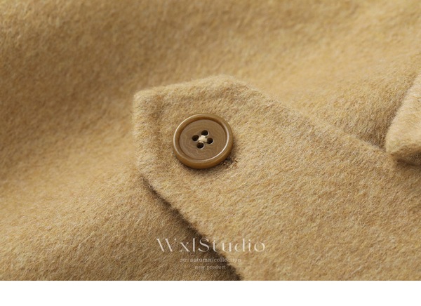 モダンなウールダブルフェイスジャケット