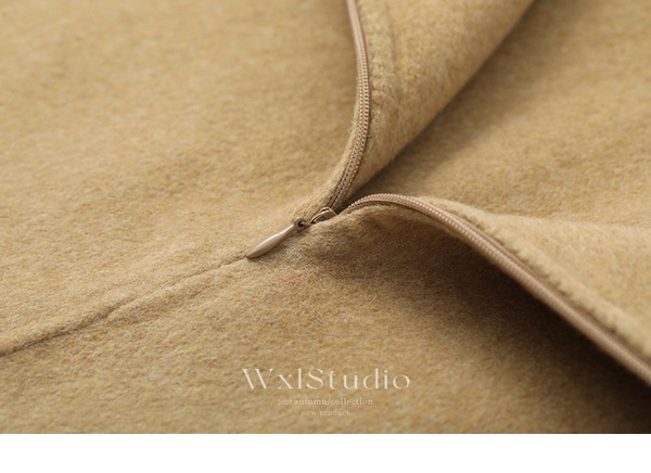 モダンなウールダブルフェイスジャケット