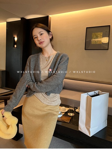 モダンなウールダブルフェイスジャケット