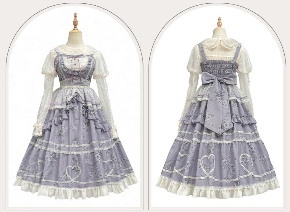 【新作登場 最安値!】148ロリータjskワンピースゴスロリ コスプレ メイド服 コスチューム 文化祭 学園祭 衣装 仮装 ハロウィン おすすめ 可愛い ドレス　日常　写真　舞台　花嫁　洋服_6