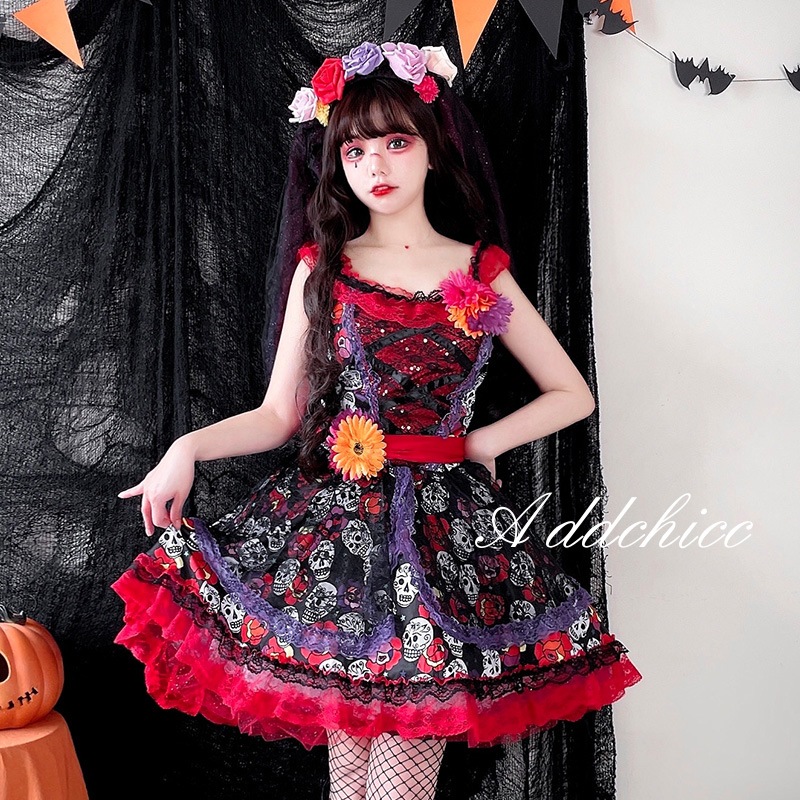 コスプレ ハロウィン 魔女 悪魔 吸血鬼 怖い 巫女 衣装 ワンピース 学園祭 仮装 コスチューム 可愛い 文化祭 かわいい 大きいサイズ レディース 大人 定番 cos イベント Halloween