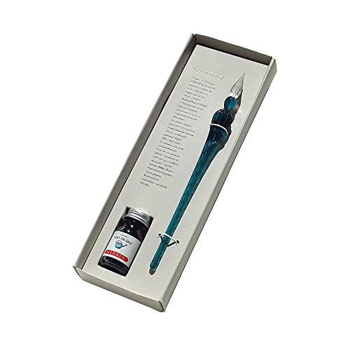 色:エメラルド エルバン ガラスペン&インクセット 専用箱入【ハンドクラフト】つむぎ エメラルド & 色:エメラルド エルバン ガラスペン&インクセット 専用箱入【ハンドクラフト】つむぎ エメラルド &