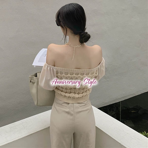 トップス ベージュ 黒 即納 白 ピンク ニット 切替 シャーリング 異素材 2318596 大人可愛い 長袖 無地 個性的 デコルテ ショート丈 ボートネック オフショルダー トップス ベージュ 黒 即納 白 ピンク ニット 切替 シャーリング 異素材 2318596 大人可愛い 長袖 無地 個性的 デコルテ ショート丈 ボートネック オフショルダー