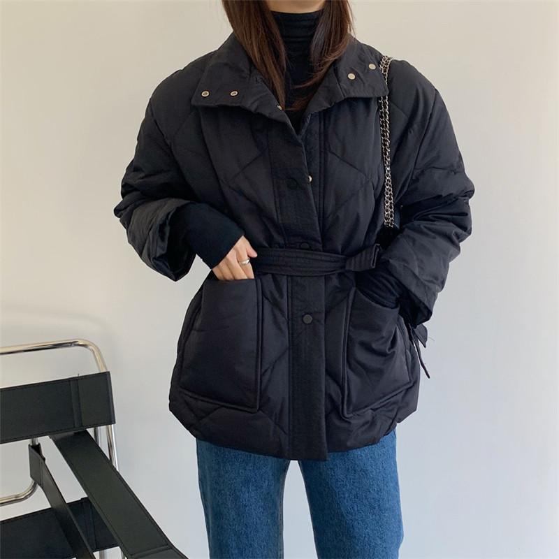 超目玉新品 ダウンジャケット レディース 中綿ジャケット 中綿コート 冬服 厚手 立ち襟 ボタンダウン 中綿 秋冬 保温 防寒 キルティングダウン 防風 細身 着痩せ