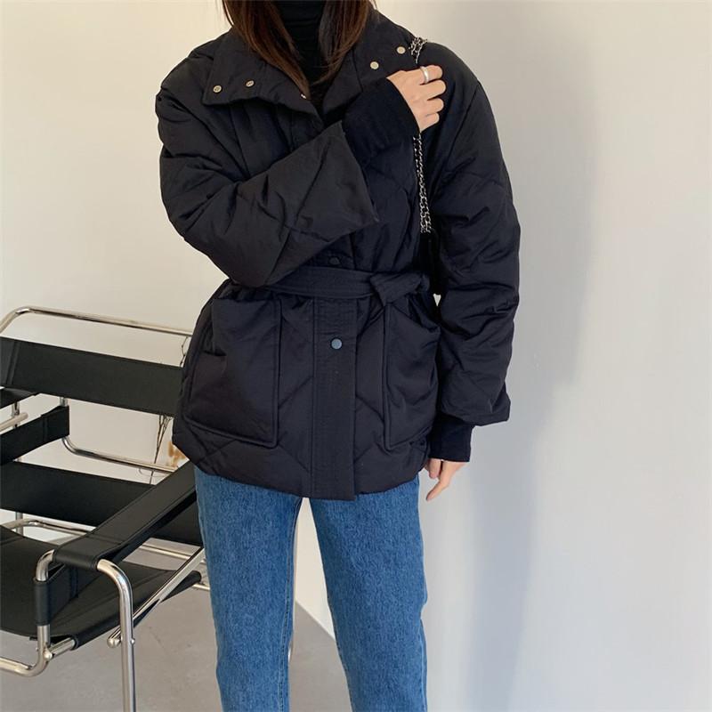 超目玉新品 ダウンジャケット レディース 中綿ジャケット 中綿コート 冬服 厚手 立ち襟 ボタンダウン 中綿 秋冬 保温 防寒 キルティングダウン 防風 細身 着痩せ
