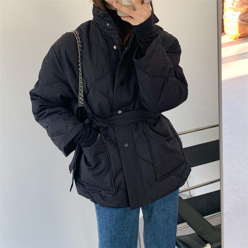 超目玉新品 ダウンジャケット レディース 中綿ジャケット 中綿コート 冬服 厚手 立ち襟 ボタンダウン 中綿 秋冬 保温 防寒 キルティングダウン 防風 細身 着痩せ