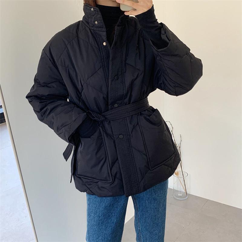 超目玉新品 ダウンジャケット レディース 中綿ジャケット 中綿コート 冬服 厚手 立ち襟 ボタンダウン 中綿 秋冬 保温 防寒 キルティングダウン 防風 細身 着痩せ
