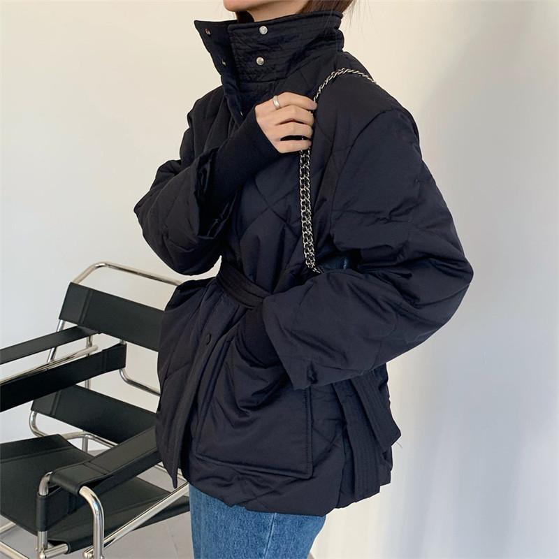 超目玉新品 ダウンジャケット レディース 中綿ジャケット 中綿コート 冬服 厚手 立ち襟 ボタンダウン 中綿 秋冬 保温 防寒 キルティングダウン 防風 細身 着痩せ