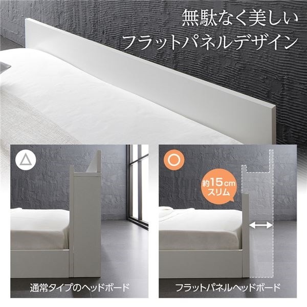 ベッド 低床 ロータイプ すのこ 木製 一枚板 フラット ヘッド シンプル モダン ブラック ダブル ポケットコイルマットレス付き ベッド 低床 ロータイプ すのこ 木製 一枚板 フラット ヘッド シンプル モダン ブラック ダブル ポケットコイルマットレス付き