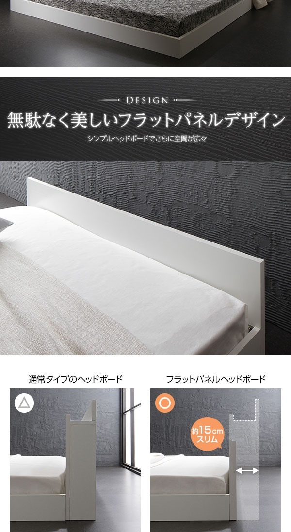 ベッド 低床 ロータイプ すのこ 木製 一枚板 フラット ヘッド シンプル モダン ブラック ダブル ポケットコイルマットレス付き ベッド 低床 ロータイプ すのこ 木製 一枚板 フラット ヘッド シンプル モダン ブラック ダブル ポケットコイルマットレス付き