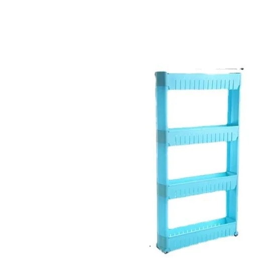 【1つ買うと10個無料】プラスチックの隙間棚収納棚滑車付き冷蔵庫キッチン隙間棚浴室棚 【1つ買うと10個無料】プラスチックの隙間棚収納棚滑車付き冷蔵庫キッチン隙間棚浴室棚