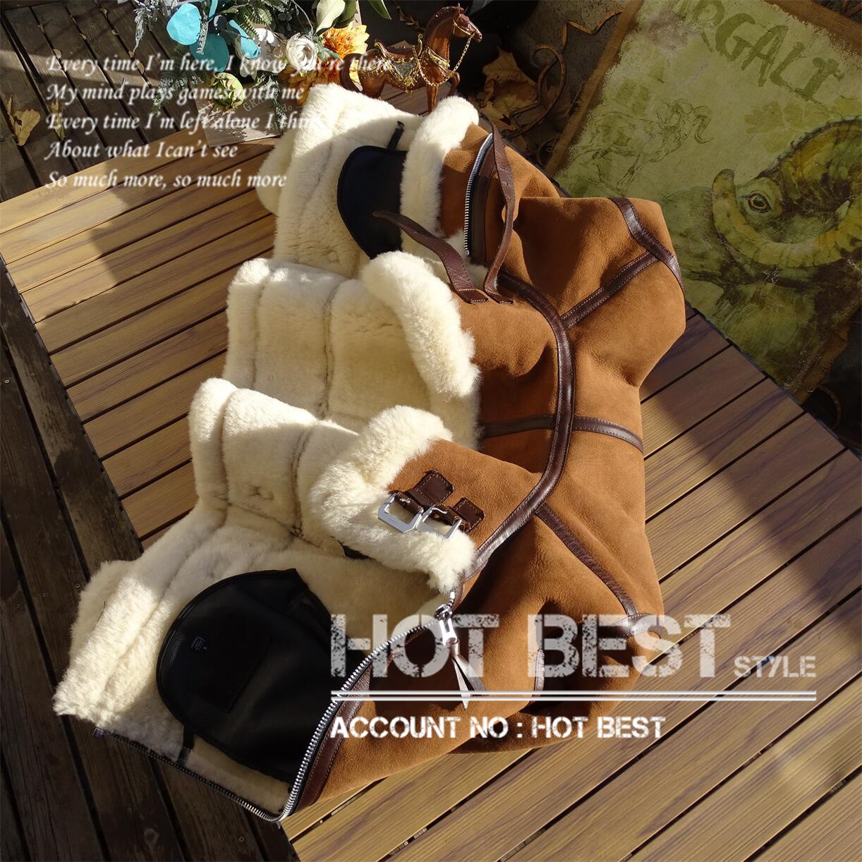 シープスキン 復刻30s USAF TYPE B-3 ムートン フライトジャケット