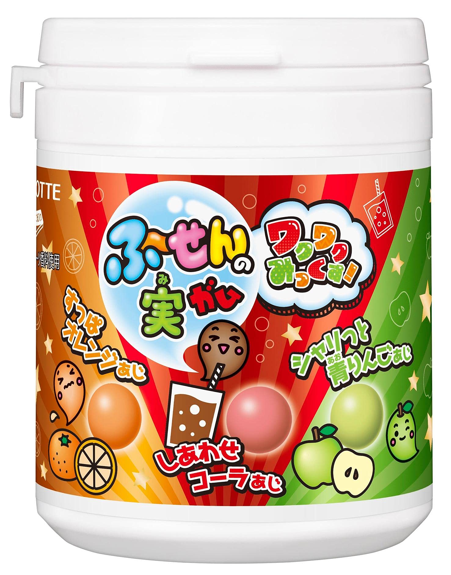 ロッテ ふ~せんの実ボトル ワクワクみっくす! 131g ×6個 ロッテ ふ~せんの実ボトル ワクワクみっくす! 131g ×6個