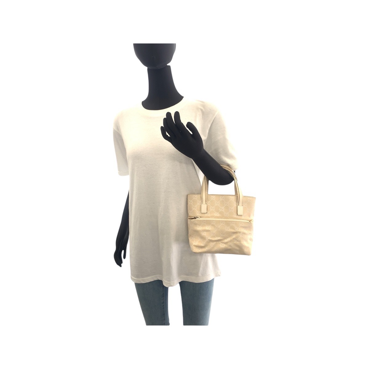 ベージュ アイボリー GGキャンバス 002.1079 トートバッグ ハンドバッグ レディース 502985 ベージュ アイボリー GGキャンバス 002.1079 トートバッグ ハンドバッグ レディース 502985