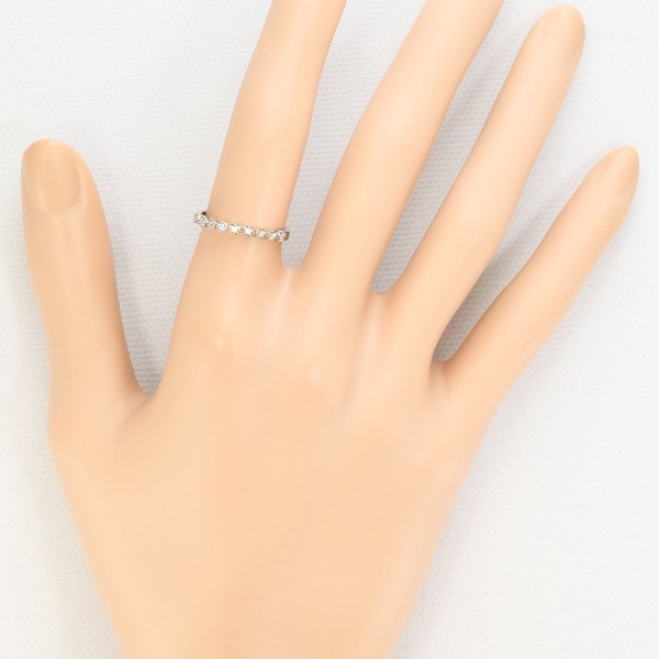 K18 18金 WG ホワイトゴールド リング 指輪 10号 ダイヤ 0.09 ジュエリー 中古 K18 18金 WG ホワイトゴールド リング 指輪 10号 ダイヤ 0.09 ジュエリー 中古