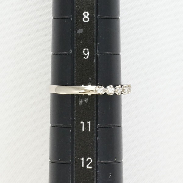 K18 18金 WG ホワイトゴールド リング 指輪 10号 ダイヤ 0.09 ジュエリー 中古 K18 18金 WG ホワイトゴールド リング 指輪 10号 ダイヤ 0.09 ジュエリー 中古
