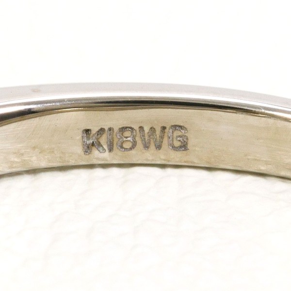 K18 18金 WG ホワイトゴールド リング 指輪 10号 ダイヤ 0.09 ジュエリー 中古 K18 18金 WG ホワイトゴールド リング 指輪 10号 ダイヤ 0.09 ジュエリー 中古