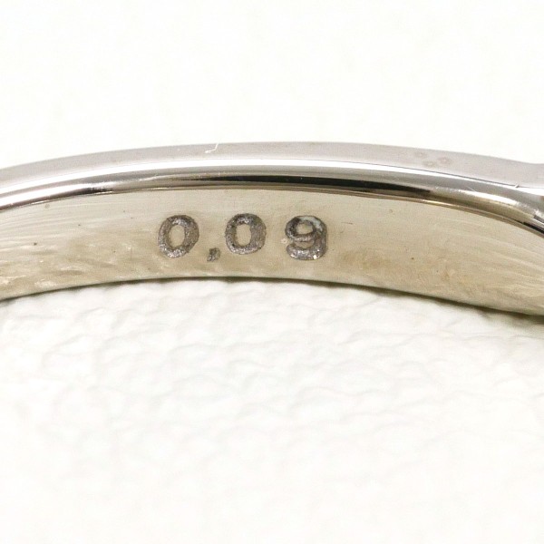 K18 18金 WG ホワイトゴールド リング 指輪 10号 ダイヤ 0.09 ジュエリー 中古 K18 18金 WG ホワイトゴールド リング 指輪 10号 ダイヤ 0.09 ジュエリー 中古
