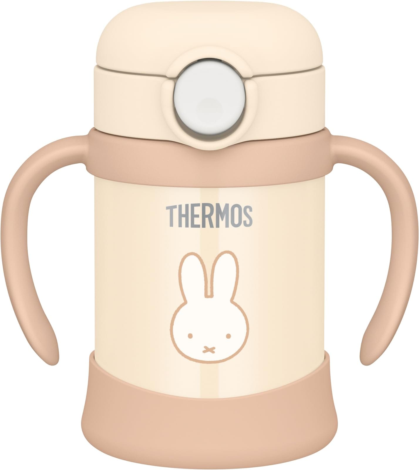 サーモス まほうびんのベビーストローマグ 飲み口とパッキンが一体 250ml クリーム ミッフィー 保冷専用 FJT-250B CRM