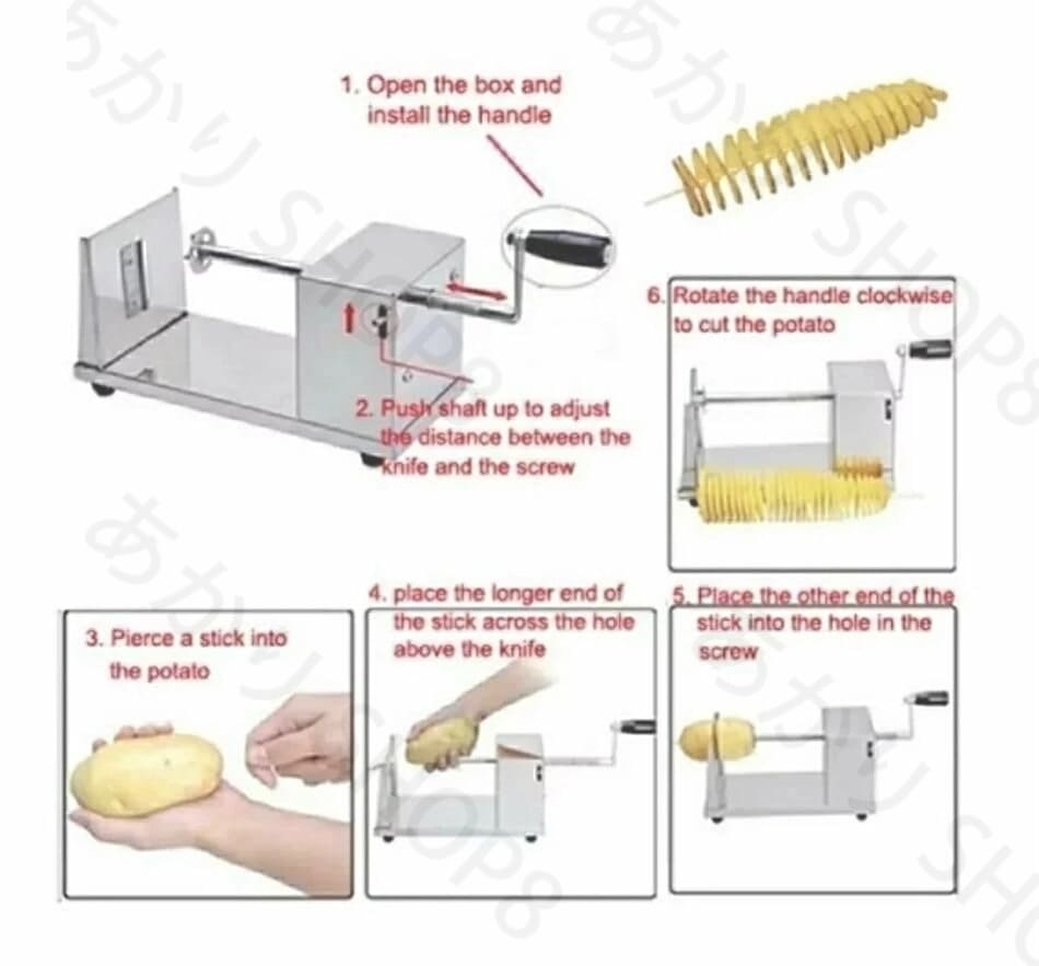 新作 る楽しい ねじねじ トルネード ポテトカッター改 スパイラル 野菜 果物 スライサー 新作 る楽しい ねじねじ トルネード ポテトカッター改 スパイラル 野菜 果物 スライサー