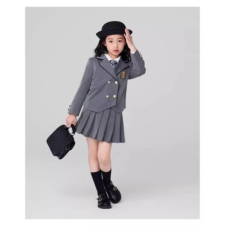 入学式 卒業式 制服 無地 ジャケット 女の子 スーツ セット 春 秋 小学生 中学生 高校生 JK ジュニア 中学 受験 大きいサイズ ゆったりサイズ フォーマル 卒服