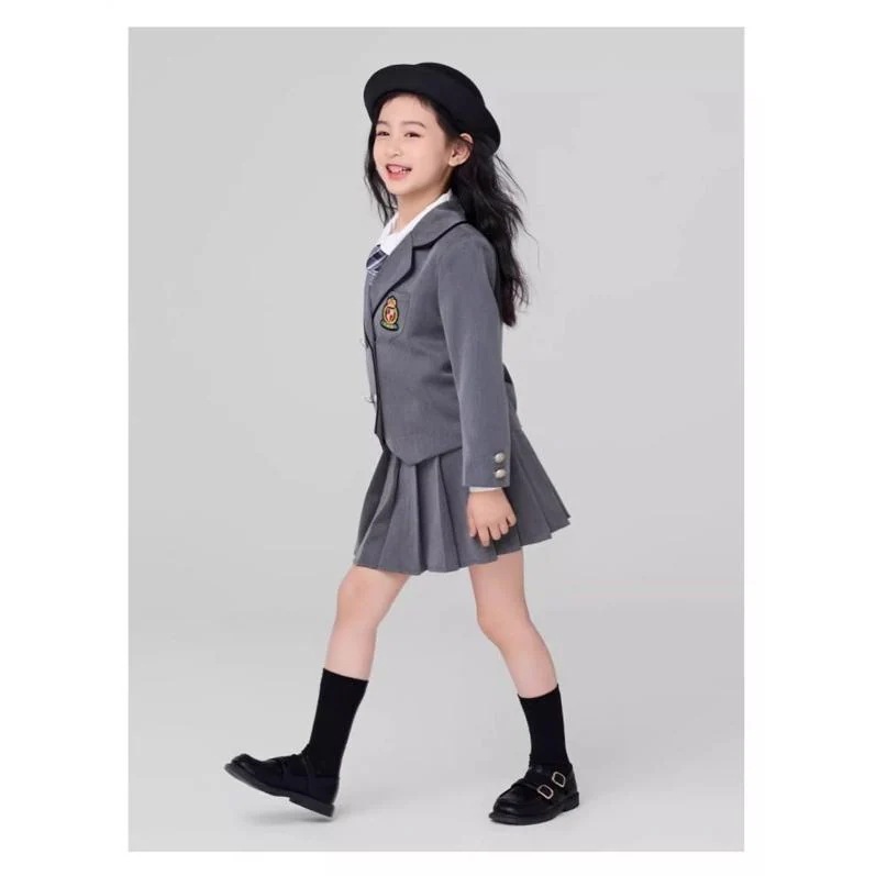 入学式 卒業式 制服 無地 ジャケット 女の子 スーツ セット 春 秋 小学生 中学生 高校生 JK ジュニア 中学 受験 大きいサイズ ゆったりサイズ フォーマル 卒服