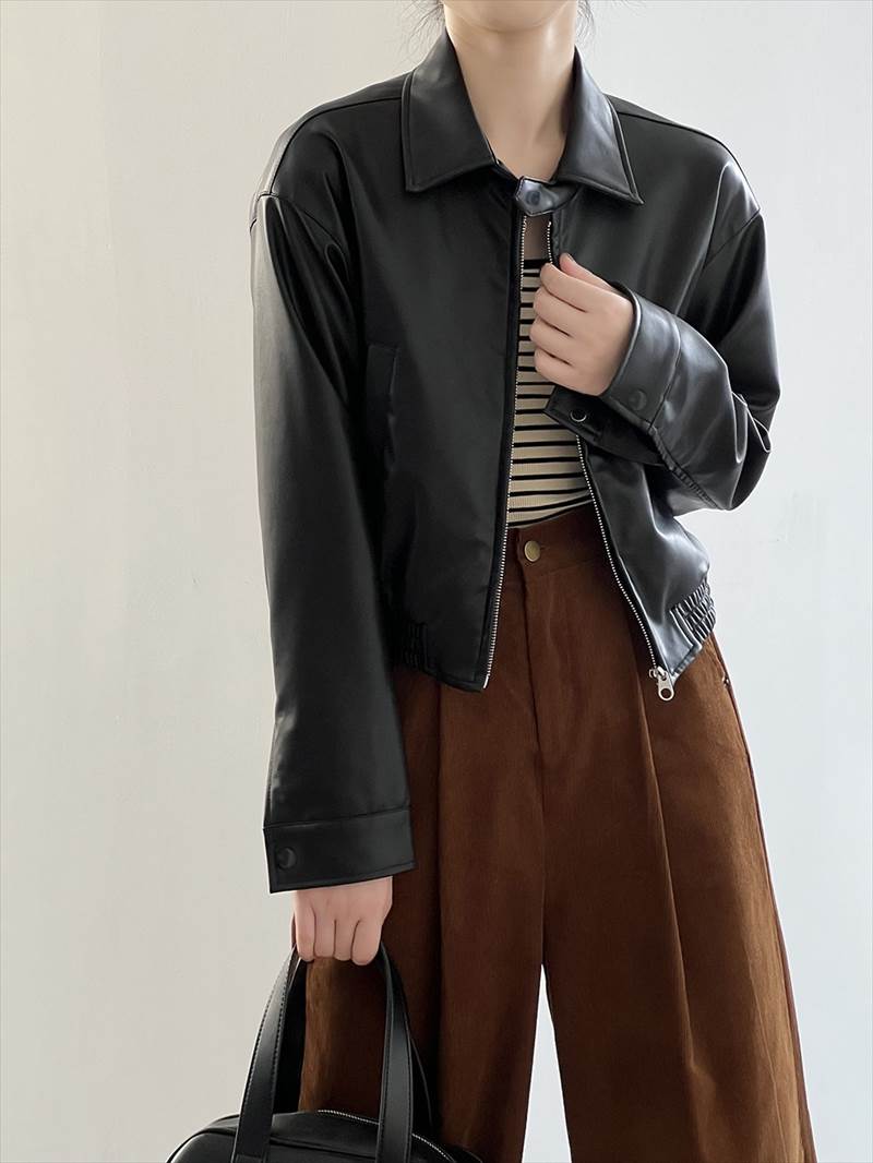 アウター レディース フェイクレザージャケット ブルゾン ジャンパー 革ジャン ライダーズジャケット PU 襟付き ジップアップ ポケット 長袖 大人可愛い きれいめ カジュアル シンプル 大人 上品 アウター レディース フェイクレザージャケット ブルゾン ジャンパー 革ジャン ライダーズジャケット PU 襟付き ジップアップ ポケット 長袖 大人可愛い きれいめ カジュアル シンプル 大人 上品