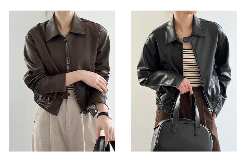 アウター レディース フェイクレザージャケット ブルゾン ジャンパー 革ジャン ライダーズジャケット PU 襟付き ジップアップ ポケット 長袖 大人可愛い きれいめ カジュアル シンプル 大人 上品 アウター レディース フェイクレザージャケット ブルゾン ジャンパー 革ジャン ライダーズジャケット PU 襟付き ジップアップ ポケット 長袖 大人可愛い きれいめ カジュアル シンプル 大人 上品