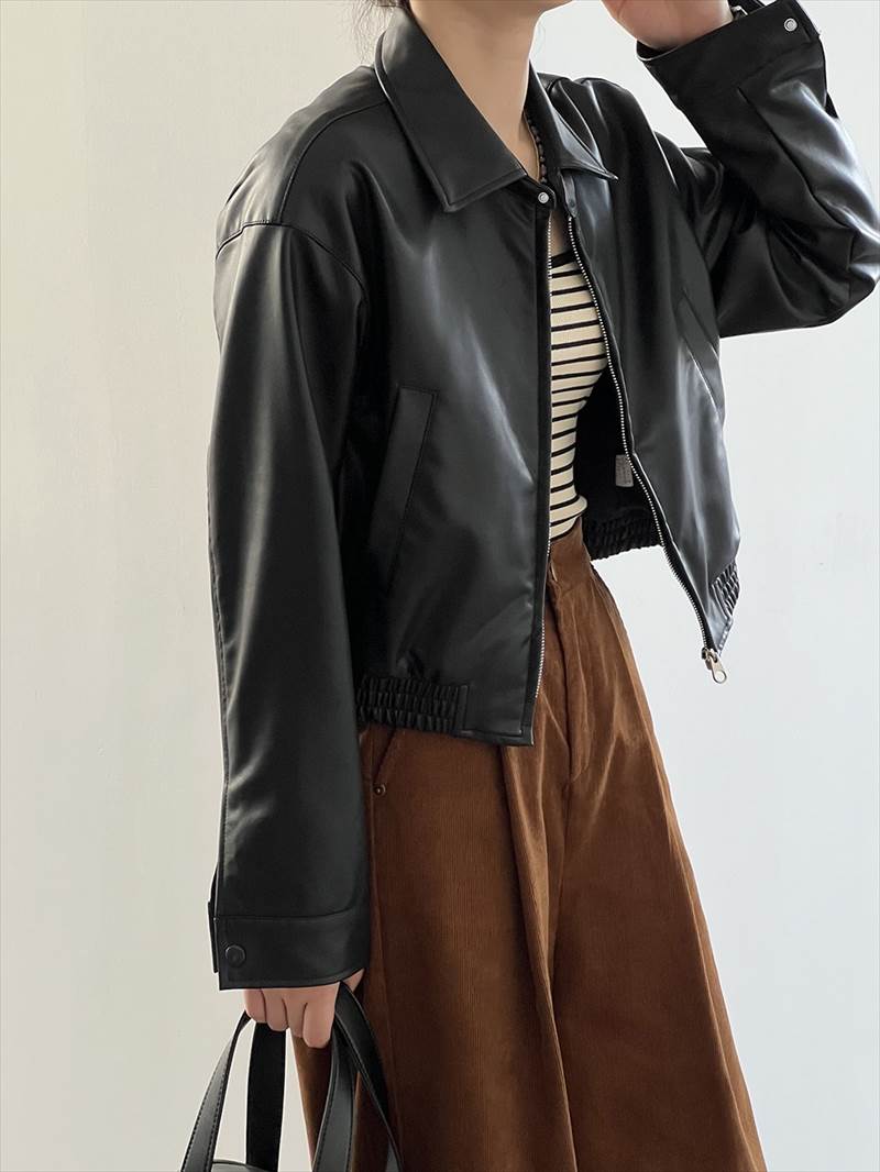 アウター レディース フェイクレザージャケット ブルゾン ジャンパー 革ジャン ライダーズジャケット PU 襟付き ジップアップ ポケット 長袖 大人可愛い きれいめ カジュアル シンプル 大人 上品 アウター レディース フェイクレザージャケット ブルゾン ジャンパー 革ジャン ライダーズジャケット PU 襟付き ジップアップ ポケット 長袖 大人可愛い きれいめ カジュアル シンプル 大人 上品
