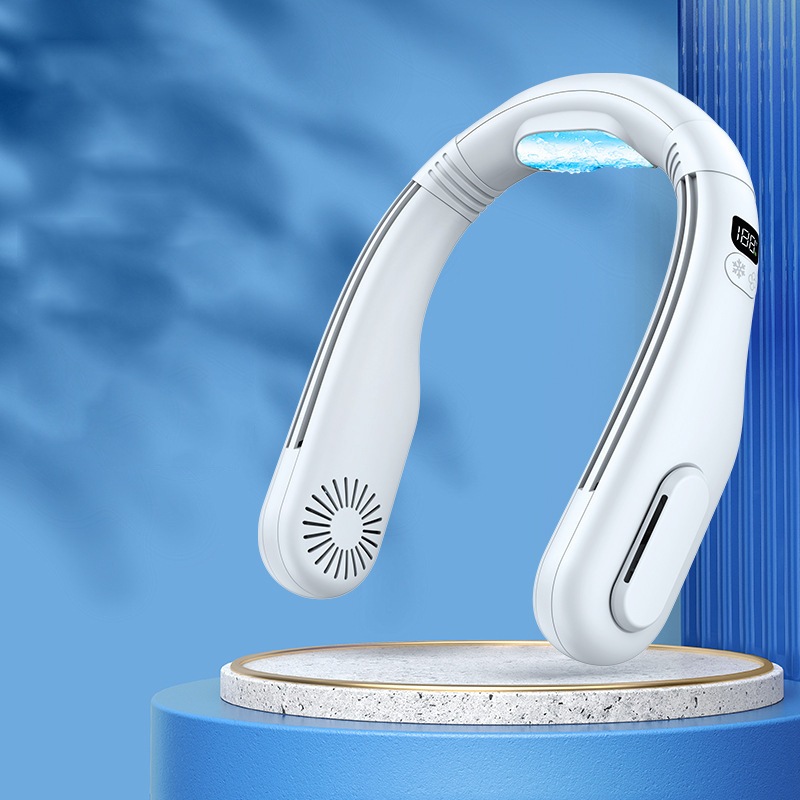 首掛け扇機 瞬間冷却プレート ネックファン ネッククーラー 携帯扇機 羽なし 大量 USB充電 半導体冷却 静音 軽量 接触冷感 12h連続送 首掛け扇機 瞬間冷却プレート ネックファン ネッククーラー 携帯扇機 羽なし 大量 USB充電 半導体冷却 静音 軽量 接触冷感 12h連続送