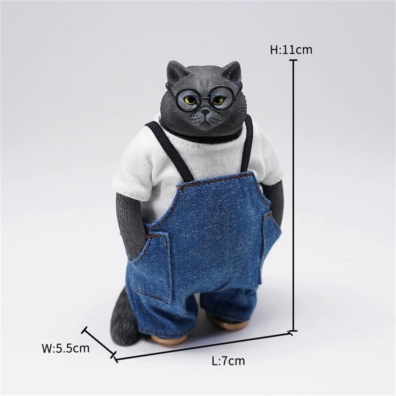 JXK 1/6サイズ 太い猫2.0 ペット 11cm 服付き 動物 リアル フィギュア スタチュー プラモデル プレミアム 模型 誕生日 プレゼント 置物 情景 道具 コレクション JXK 1/6サイズ 太い猫2.0 ペット 11cm 服付き 動物 リアル フィギュア スタチュー プラモデル プレミアム 模型 誕生日 プレゼント 置物 情景 道具 コレクション