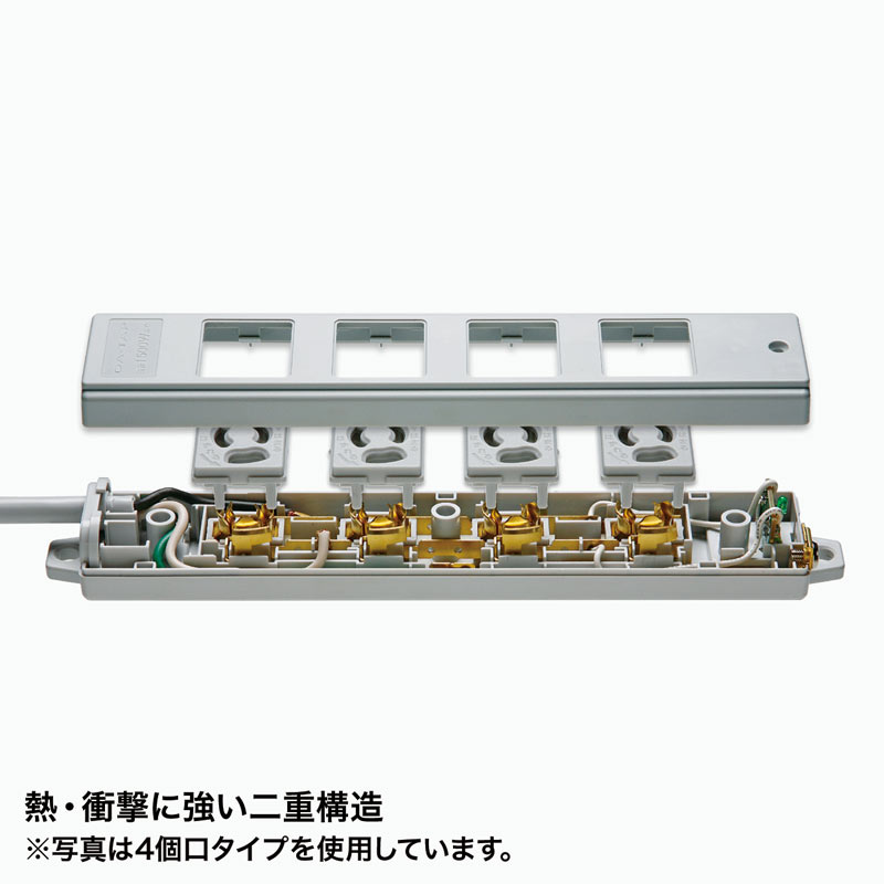 工事物件タップ 3P 8個口 5m TAP-K8L-5 工事物件タップ 3P 8個口 5m TAP-K8L-5
