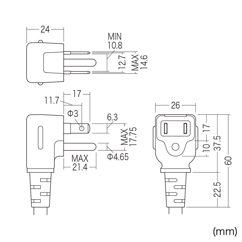 工事物件タップ 3P 8個口 5m TAP-K8L-5 工事物件タップ 3P 8個口 5m TAP-K8L-5