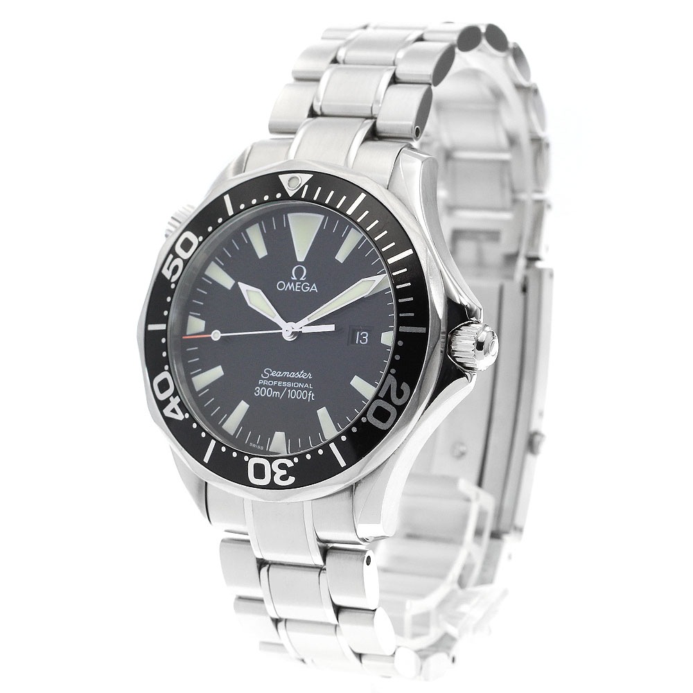 オメガ OMEGA 2264.50 シーマスター300 デイト クォーツ メンズ 良品 _889216【中古】 オメガ OMEGA 2264.50 シーマスター300 デイト クォーツ メンズ 良品 _889216【中古】