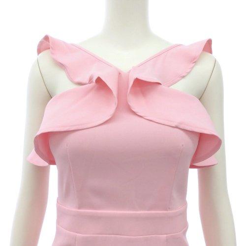 キャバドレス ナイトドレス ミディアムドレス ハイウエスト タイト ワンピース キャバ嬢 キャバクラ ラウンジ フリル フロントクロス 膝丈 レディース グラシア キャバドレス ナイトドレス ミディアムドレス ハイウエスト タイト ワンピース キャバ嬢 キャバクラ ラウンジ フリル フロントクロス 膝丈 レディース グラシア