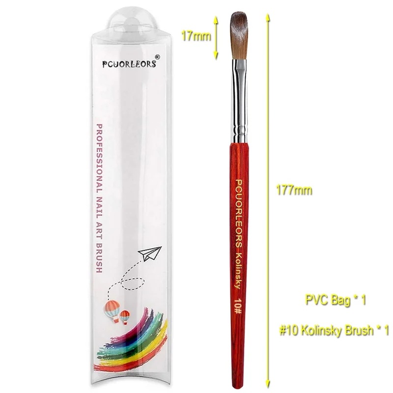 Usidaer-アクリルネイルブラシ,木製のハンドルと天然クリスタルの髪,ネイルアートを描くための金属製の端を持つ彫刻ツール Usidaer-アクリルネイルブラシ,木製のハンドルと天然クリスタルの髪,ネイルアートを描くための金属製の端を持つ彫刻ツール