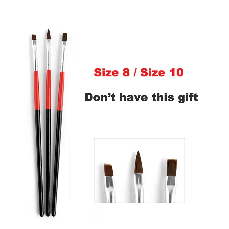 Usidaer-アクリルネイルブラシ,木製のハンドルと天然クリスタルの髪,ネイルアートを描くための金属製の端を持つ彫刻ツール Usidaer-アクリルネイルブラシ,木製のハンドルと天然クリスタルの髪,ネイルアートを描くための金属製の端を持つ彫刻ツール