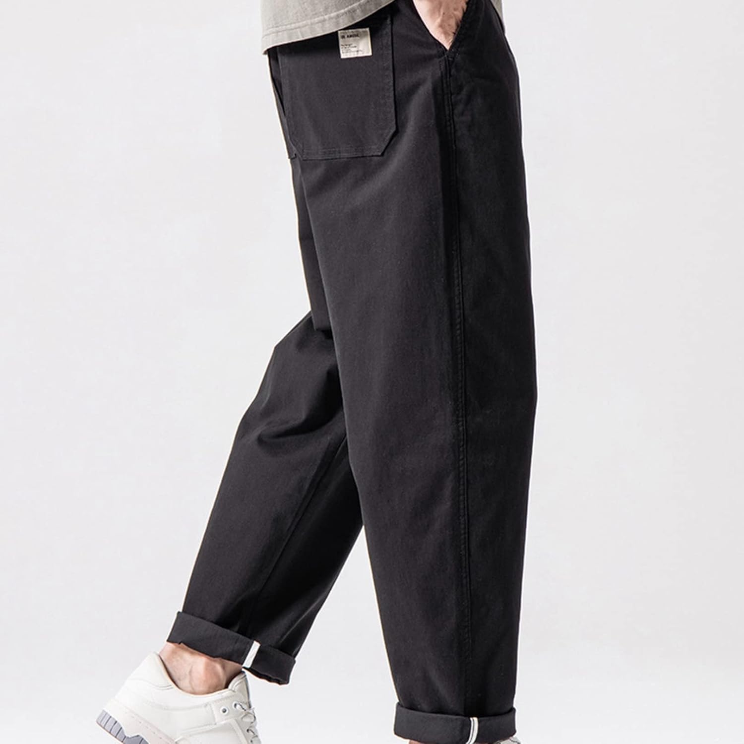 ワークパンツ カーゴパンツ メンズ ストレート ストレッチ カジュアルパンツ 長ズボン ロングパンツ 大きいサイズ 韓国 おしゃれ ストリート 通気 スポーツ 快適 日常 旅行 オ